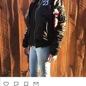 Peloton bomber jacket